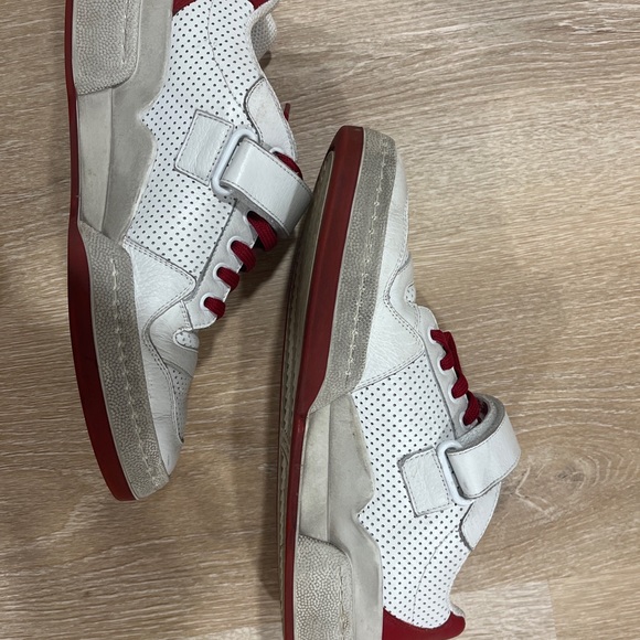 Saint laurent SL-24 red and white sneaker - Picture 4 of 8